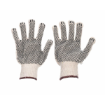 cotton kintted dotted cloves double sided