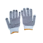 cotton knitted dotted gloves single sided